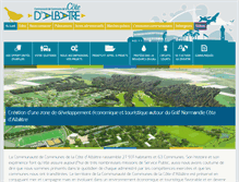 Tablet Screenshot of cote-albatre.fr